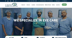 Desktop Screenshot of drmanpreetglobaleyehospital.com
