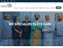 Tablet Screenshot of drmanpreetglobaleyehospital.com